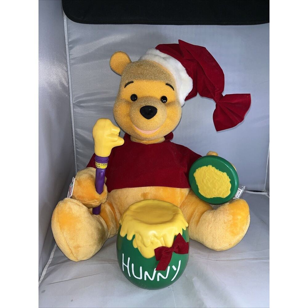 Vintage Winnie The Pooh Telco Motion-eyes 16” Tall With Tags But No Box. Works!!
